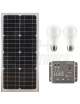 KIT PANNELLO SOLARE FOTOVOLTAICO 25W 12V CON REG.