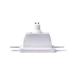 FARETTO IN GESSO DA INCASSO QUADRATO CON VETRO