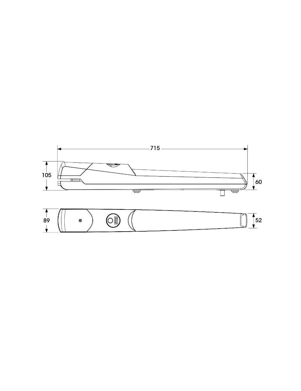 KIT APRICANCELLO 2 ANTE BATTENTI 24VDC BYOU
