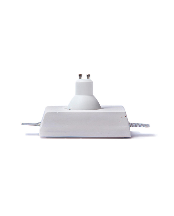 FARETTO IN GESSO DA INCASSO QUADRATO 11,3X11,3 H8