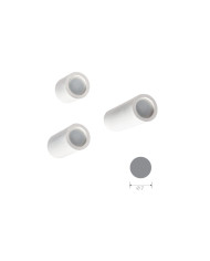 FARETTO IN GESSO ESTERNO TONDO D.7 H19