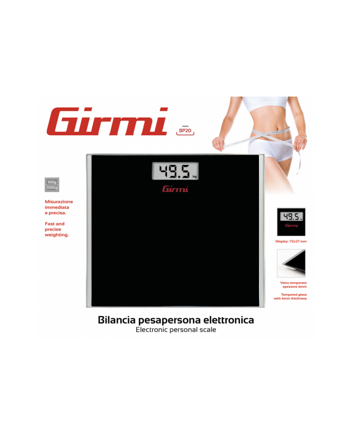 BILANCIA PESAPERSONA ELETTRONICA MAX 150 KG