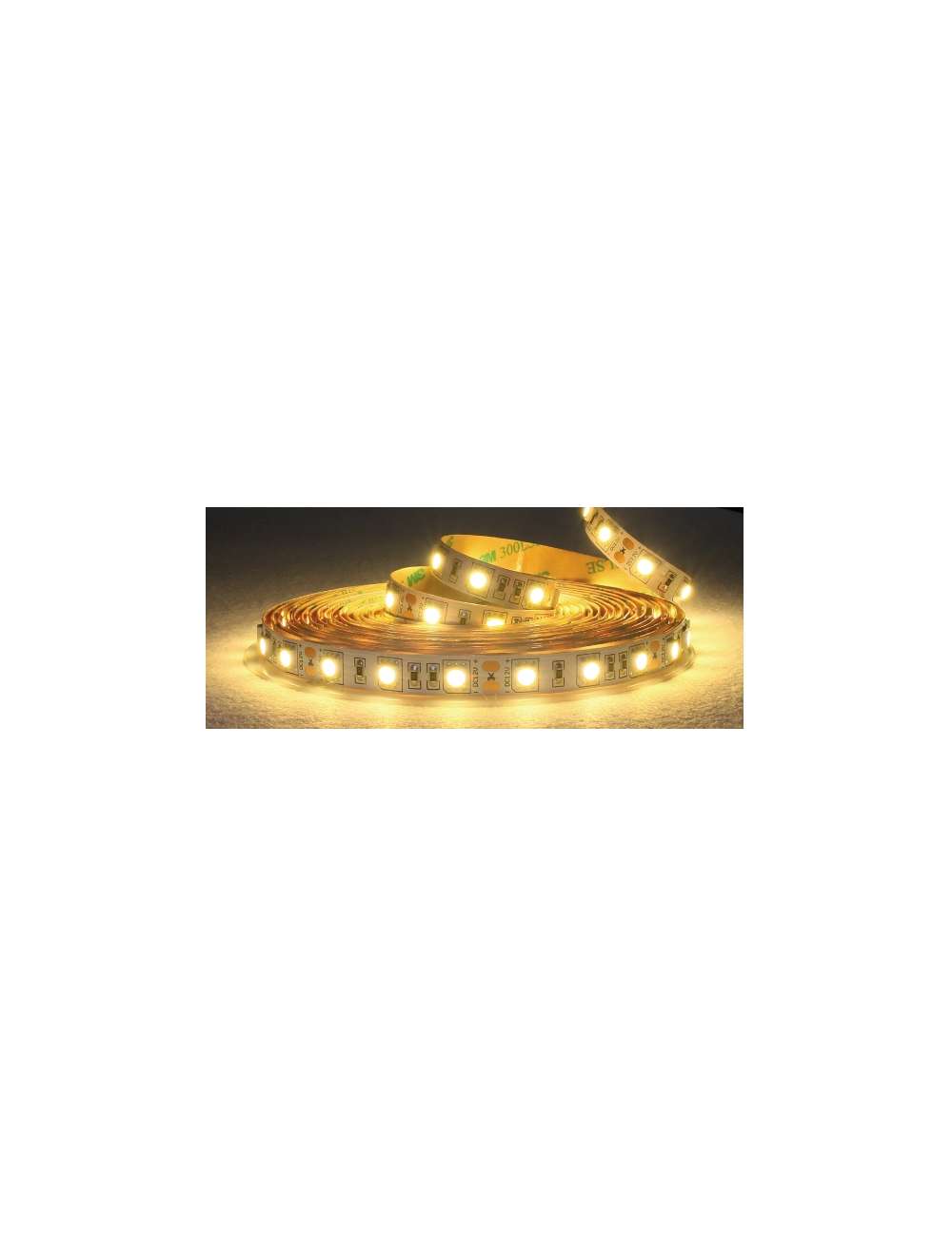 STRISCIA LED 12V 14,4W/M IP20 LUCE CALDA 3000K