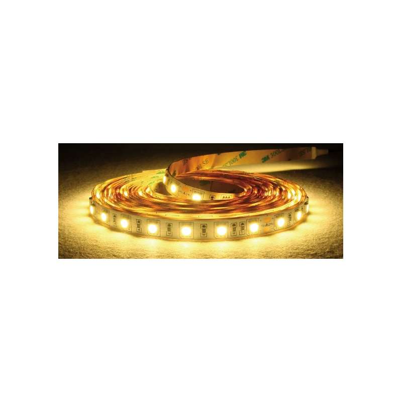 STRISCIA LED 24V 14,4W/M IP20 LUCE CALDA 3000K