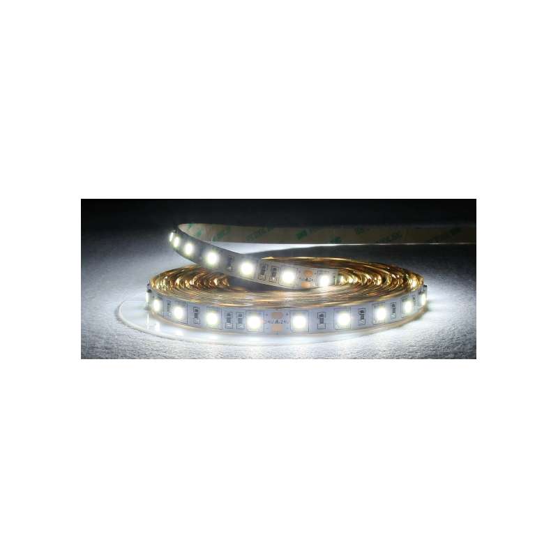 STRISCIA LED 24V 14,4W/M IP20 LUCE FREDDA 6500K