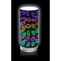 LAMPADA DA TAVOLO MULTICOLOR T-DIAMOND D.12CM