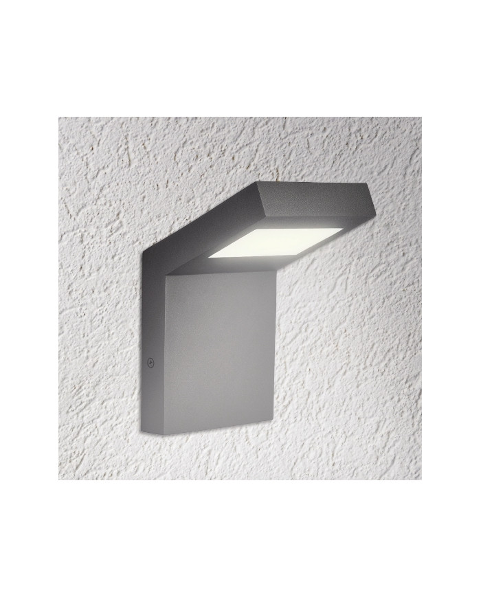 APPLIQUE LED 10W 600LM IP54 LUCE NATURALE COL.NERO
