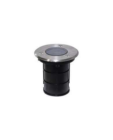 PORTA FARETTO A PAVIMENTO CON GHIERA ACCIAIO IP67