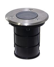 PORTA FARETTO A PAVIMENTO CON GHIERA ACCIAIO IP67