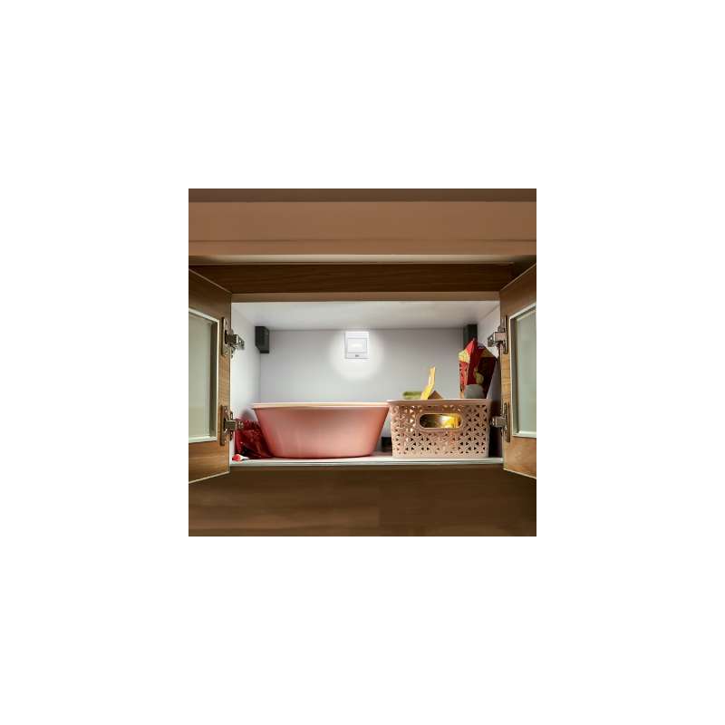 PUNTO LUCE LED A BATTERIA CON PULSANTE
