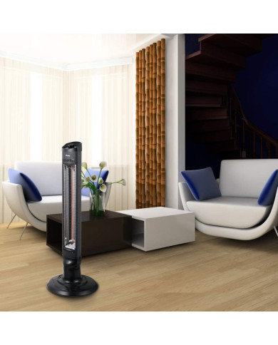 STUFA AL CARBONIO 1000W 2 ELEMENTI OSCILLANTI