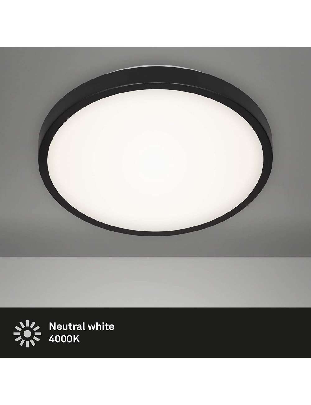 PLAFONIERA A LED ROTONDA 12W IP20 LUCE NATURALE