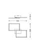 LAMPADA DA SOFFITTO CON DOPPIO QUADRATO LED