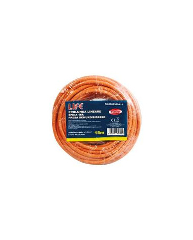 PROLUNGA ELETTRICA SP.16A-SHUKO 10/16A 15MT 3X1,5
