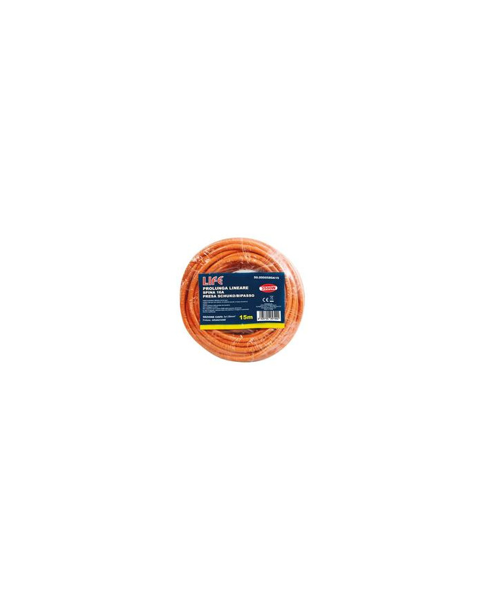 PROLUNGA ELETTRICA SP.16A-SHUKO 10/16A 15MT 3X1,5