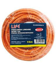PROLUNGA ELETTRICA SP.16A-SHUKO 10/16A 15MT 3X1,5