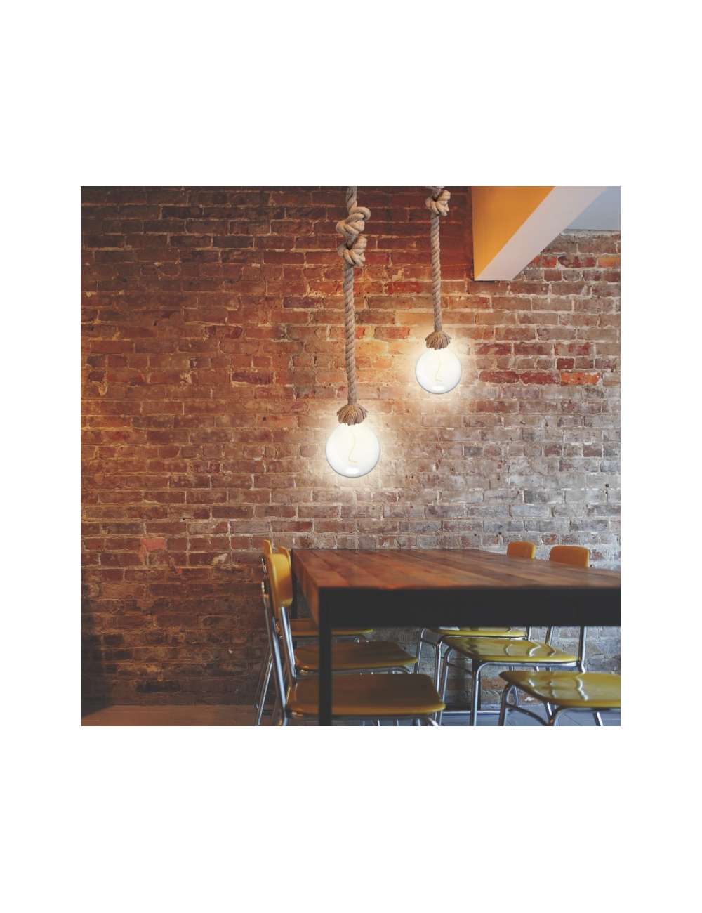 SOSPENSIONE PAPEETE IN CORDA MAX 40W