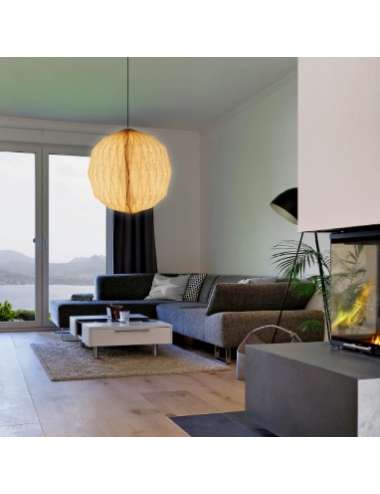 LAMPADA A SOSPENSIONE ORIGAMI CARTA D.40XH.43CM