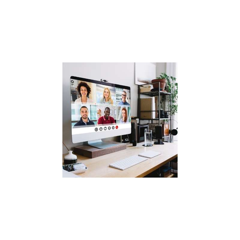 WEBCAM USB 2.0 FHD 1920X1080 CON MICROFONO E LUCE