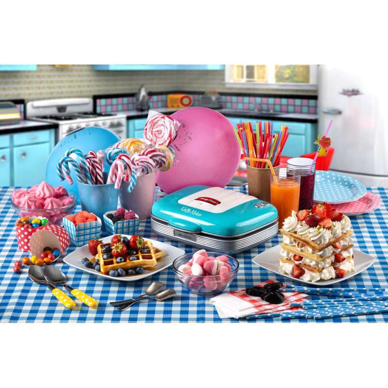 PIASTRA PER WAFFLE 700W CON PIASTRE ANTIADERENTI