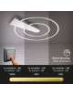 PLAFONIERA A LED DA SOGGIORNO A 3 STADI CON DIMMER