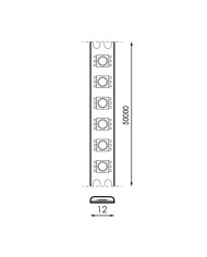 STRISCIA LED 24V 14W/M IP20 5MT RGB SMD5050