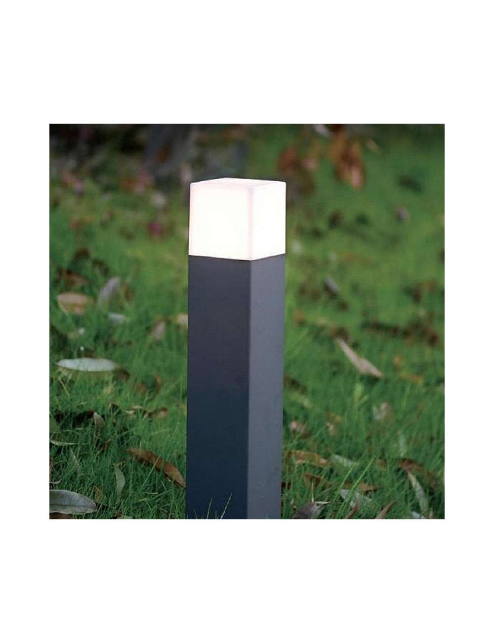 PALETTO DESIGN PLUS DA GIARDINO IN ALLUMINIO NERO