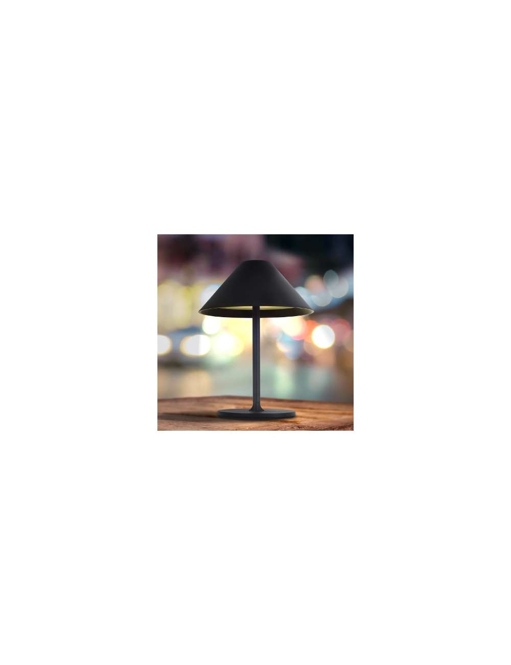 LAMPADA DA TAVOLO MINI IN ALLUMINIO A BATTERIA 3W