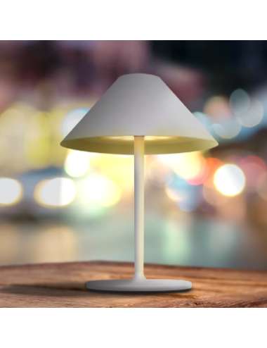 LAMPADA DA TAVOLO MINI IN ALLUMINIO A BATTERIA 3W