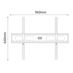 SUPPORTO X TV LED DA 60-100 FINO A 65KG