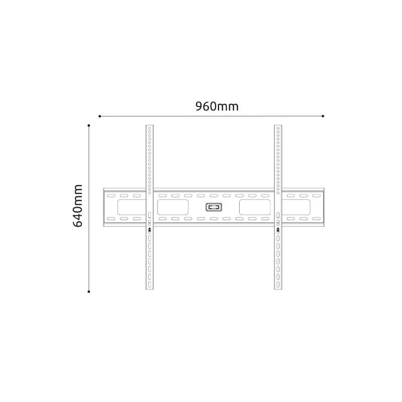SUPPORTO X TV LED DA 60-100 FINO A 65KG