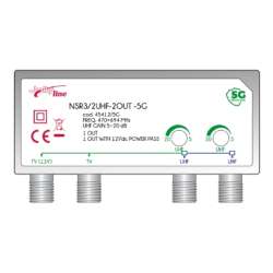 AMPLIFICATORE DA PALO 2 INGRESSI REGOLABILI