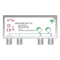 AMPLIFICATORE DA PALO 2 ING.REG. - 2U ATTACCO F