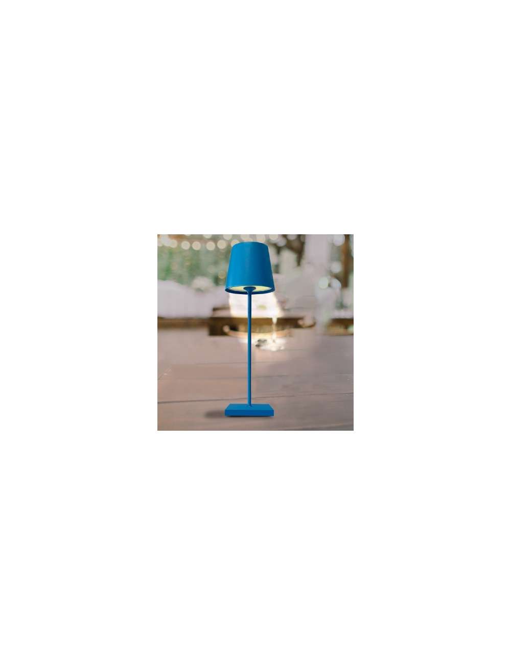 LAMPADA DA TAVOLO IN ALLUMINIO A BATTERIA 2,2W