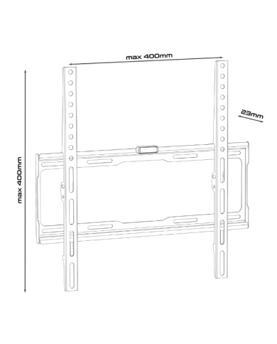 SUPPORTO PER TV LED DA PARETE DA 23” A 55”