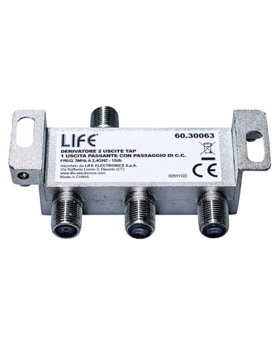 DERIVATORE 2 USCITE TAP 1 USCITA PASSANTE CON