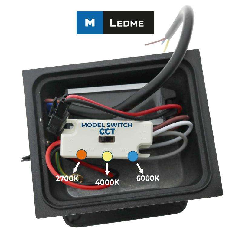 APPLIQUE A LED QUADRATO 12W IP54 220V BIANCO