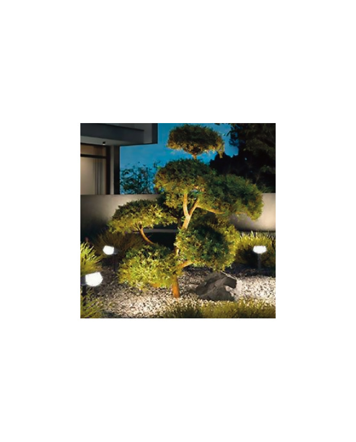 FARETTO SOLARE DA ESTERNO IP65 CON PICCHETTO