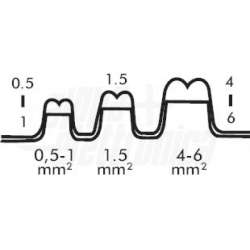 PINZA A CRIMPARE PER FASTON NON ISOLATI
