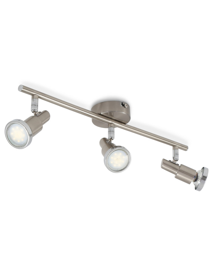 FARETTO SPOT ORIENTABILE 3GU10 3W 250LM