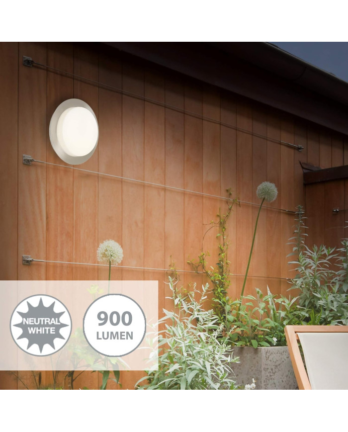 PLAFONIERA LED TONDA DA ESTERNO IP44 9W 900LM