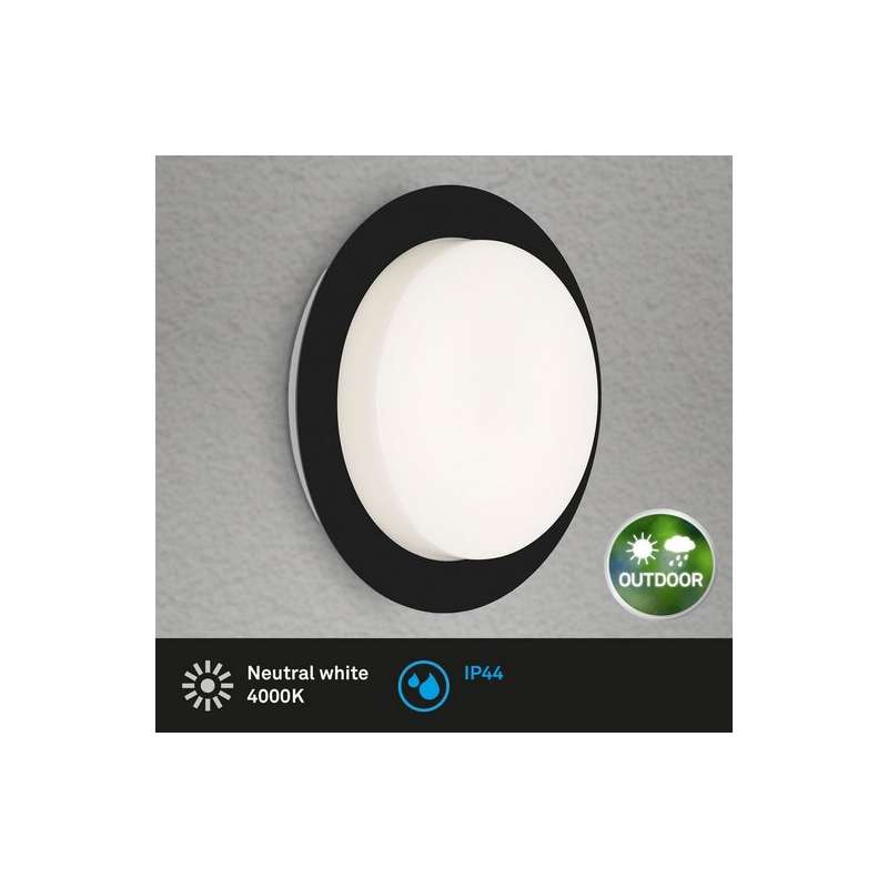 PLAFONIERA LED TONDA DA ESTERNO IP44 9W 900LM