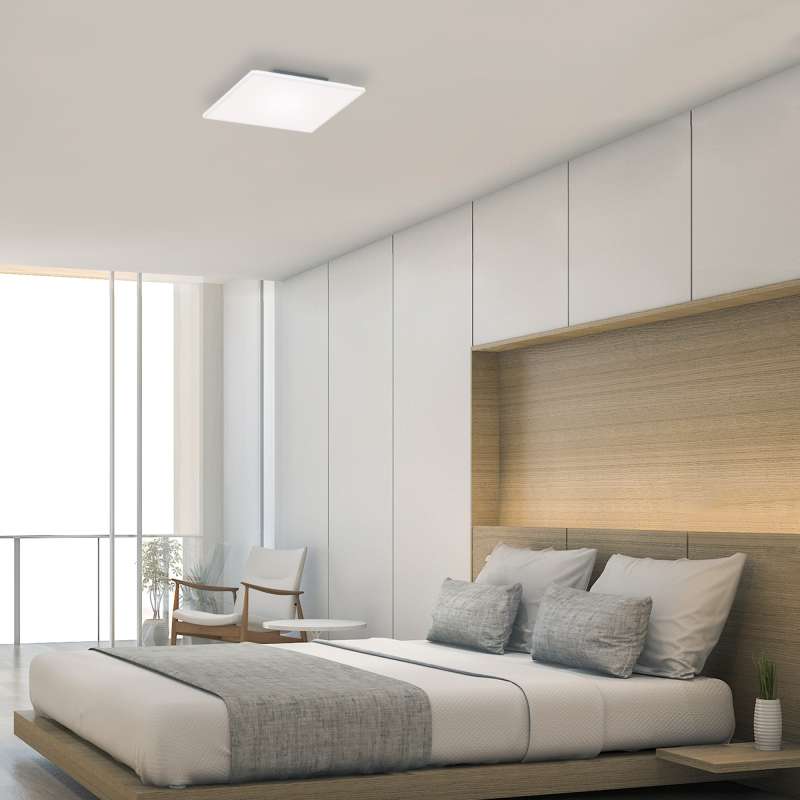 PLAFONIERA LED QUADRATA SENZA CORNICE BIANCO 12W