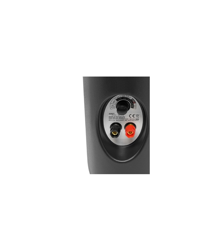 DIFFUSORE DA PARETE 100V/60W-IP55 NERO SINGOLO