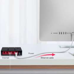SWITCH DI RETE 5 PORTE GIGABIT 10/100/1000 MBPS