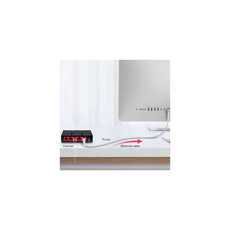 SWITCH DI RETE 5 PORTE GIGABIT 10/100/1000 MBPS