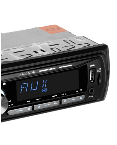 AUTORADIO BT/USB/AUX/MICRO SD 100W MAJESTIC