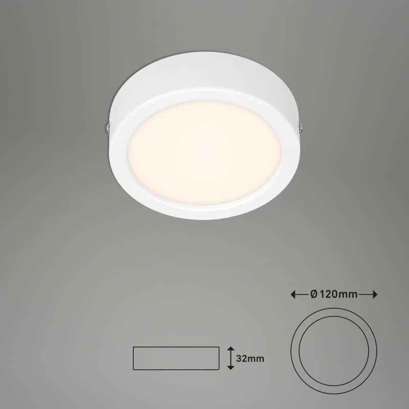 PLAFONIERA LED TONDA D.17,5CM 12W 1200LM