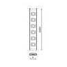 STRISCIA LED 24V 9W/MT 4000K LUCE NATURALE