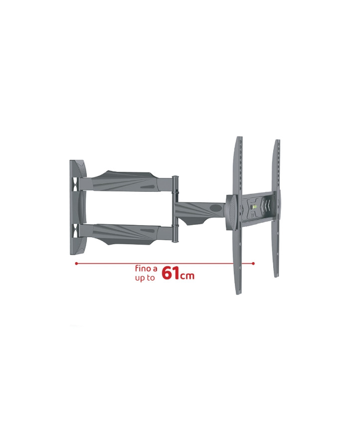 SUPPORTO PER TV LED 3 SNODI E 2 BRACCI DA 26- 55